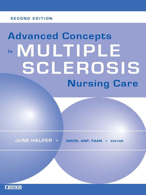 Title details for Advanced Concepts in Multiple Sclerosis Nursing Care by June Halper - Wait list
